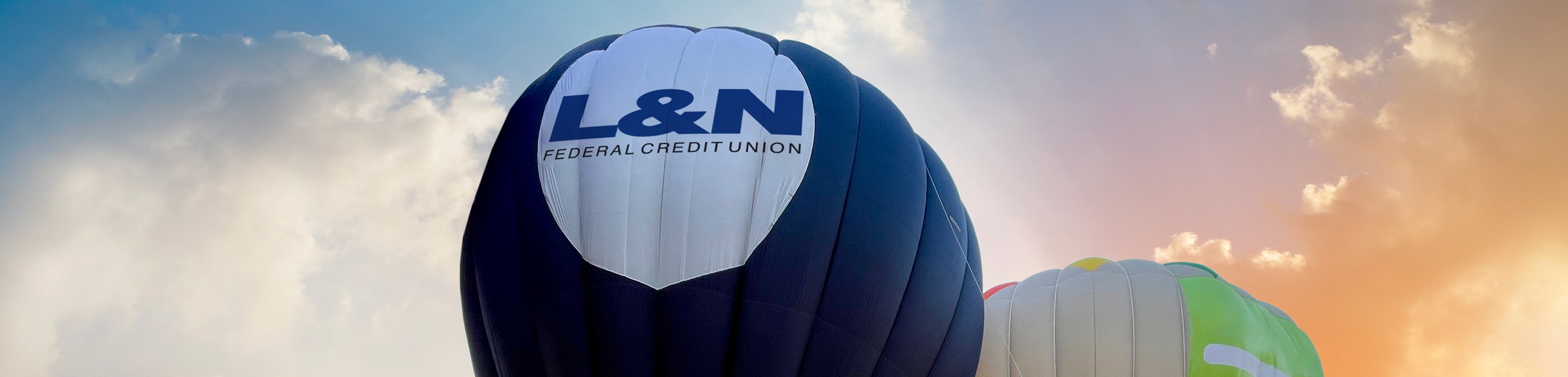 L&N hot air balloon at sunset