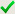 green check mark