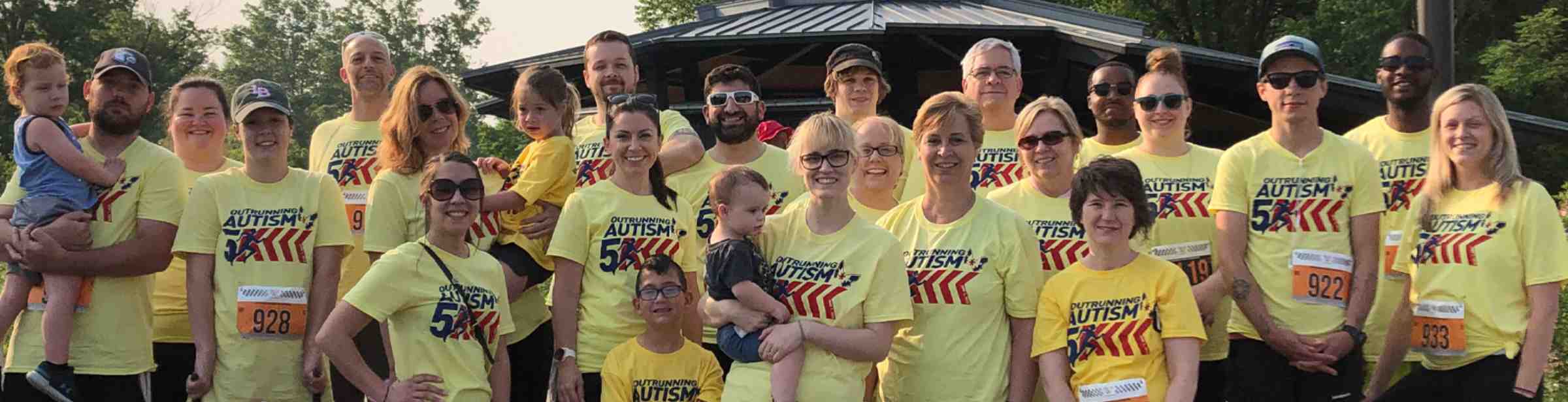 community 5k race gathering