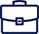 brief case blue icon